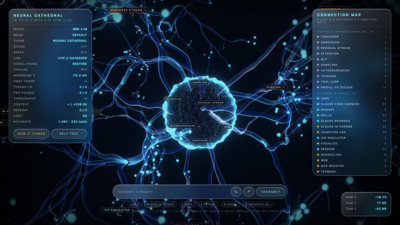 Neural Cathedral project preview